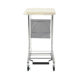 Hamper Stand Single Bag With Steel Foot Pedal And Metal Lid Each