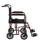 Medline Basic Aluminum Transport Chair 19" Wheels