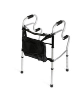 Medline 3-in-1 Stand Assist Walker with 2-Button Folding and Bag