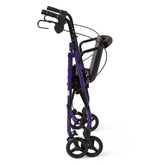 Rollator With 6??? Wheels, Aluminum Epoxy Coated Frame, Storage Bag,purple Each