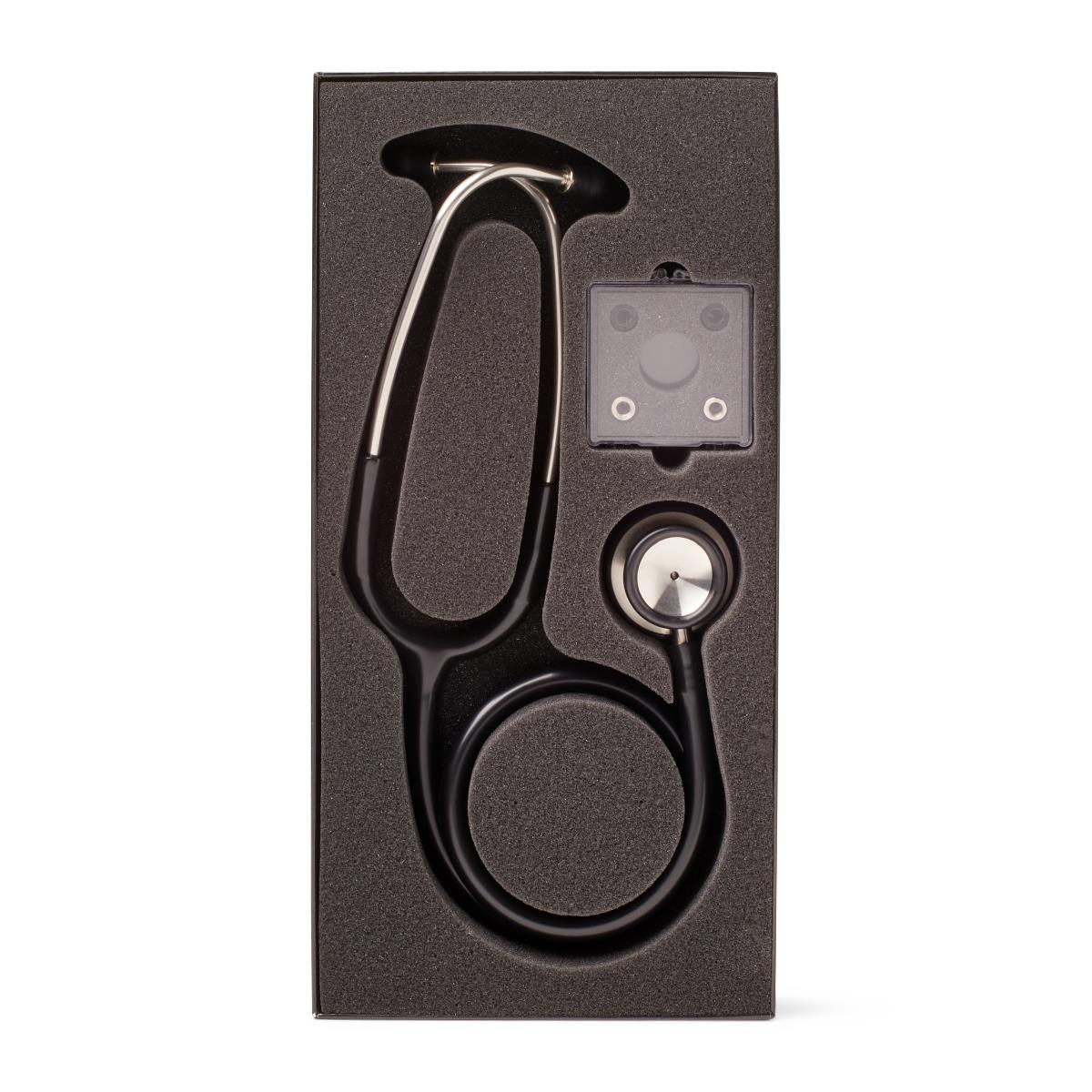 Stethoscope Elite Dual Head Stainless Steel 22" Length Black Each