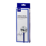 Medline Lightweight Single-Head Stethoscope 22" Tubing