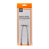 Stethoscope Lightweight Single Head Thick Walled Orange 22" Tubing
