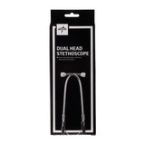 Stethoscope Light Weight Dual Head Silver Chestpiece Thick Walled 22"tube