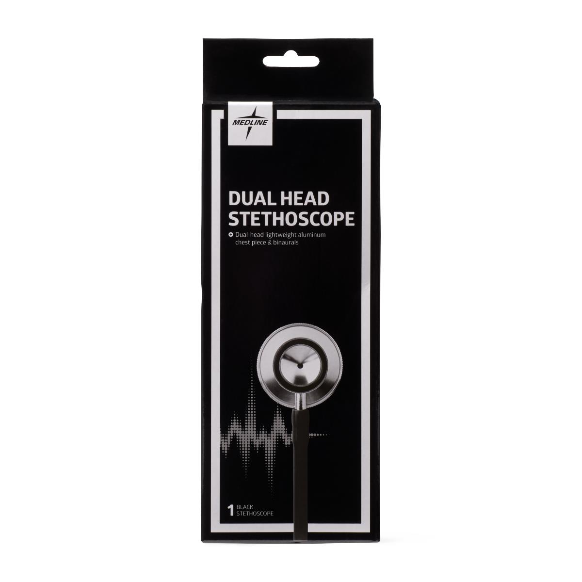 Stethoscope Light Weight Dual Head Silver Chestpiece Thick Walled 22"tube