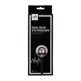 Stethoscope Light Weight Dual Head Silver Chestpiece Thick Walled 22"tube