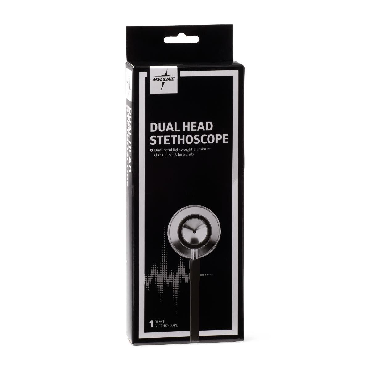 Stethoscope Light Weight Dual Head Silver Chestpiece Thick Walled 22"tube