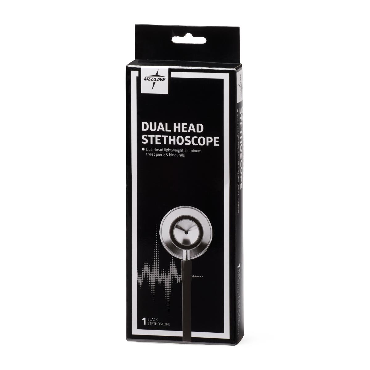 Stethoscope Light Weight Dual Head Silver Chestpiece Thick Walled 22"tube