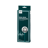 Stethoscope Light Weight Thick Walled Dual Head Silver Chestpiece 22"tube Hunter Green Each