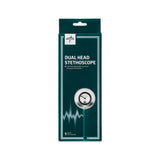 Stethoscope Light Weight Thick Walled Dual Head Silver Chestpiece 22"tube Hunter Green Each