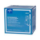 Blood Pressure Unit Aneroid Dial Wall Mount With Adult Cuff With Latex-free Tubing Each