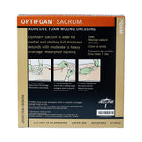 Optifoam Adhesive Foam Dressing Sacral 15cm X 14cm Box/10 Each