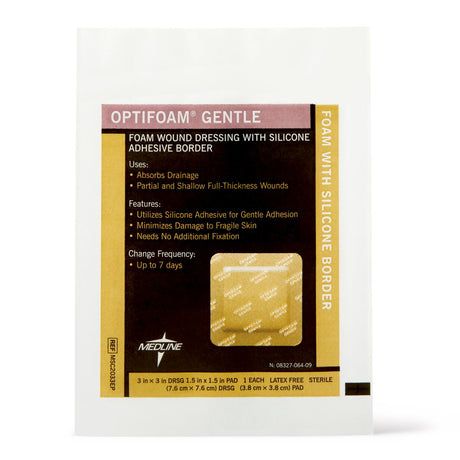 Optifoam Gentle Foam Dressings with Silicone Adhesive Border