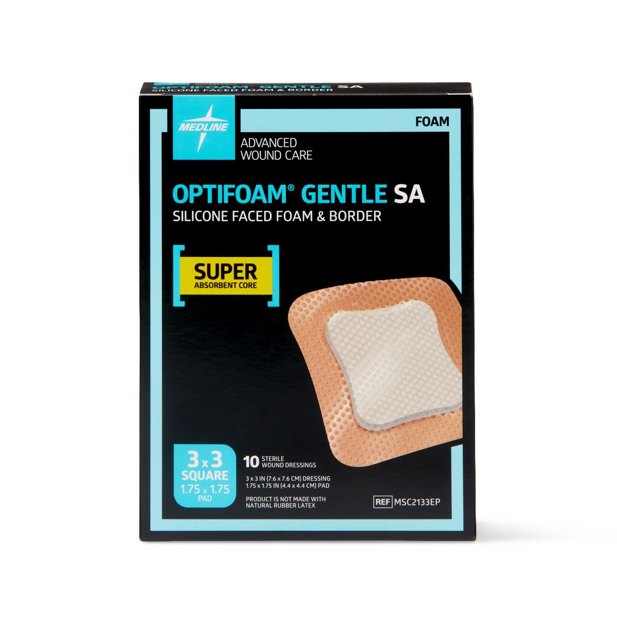 Optifoam Gentle Silicone-Faced Foam Wound Dressings