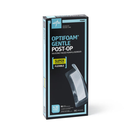 Optifoam Gentle Post-Op Foam Wound Dressings Silicone Adhesive Super Absorbent Foam Dressing With Border