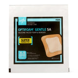 Optifoam Gentle Foam Dressing With Silicone Adhesive Face And Border & Super Absorbent Core 10cm X 10cm Box/10 Each