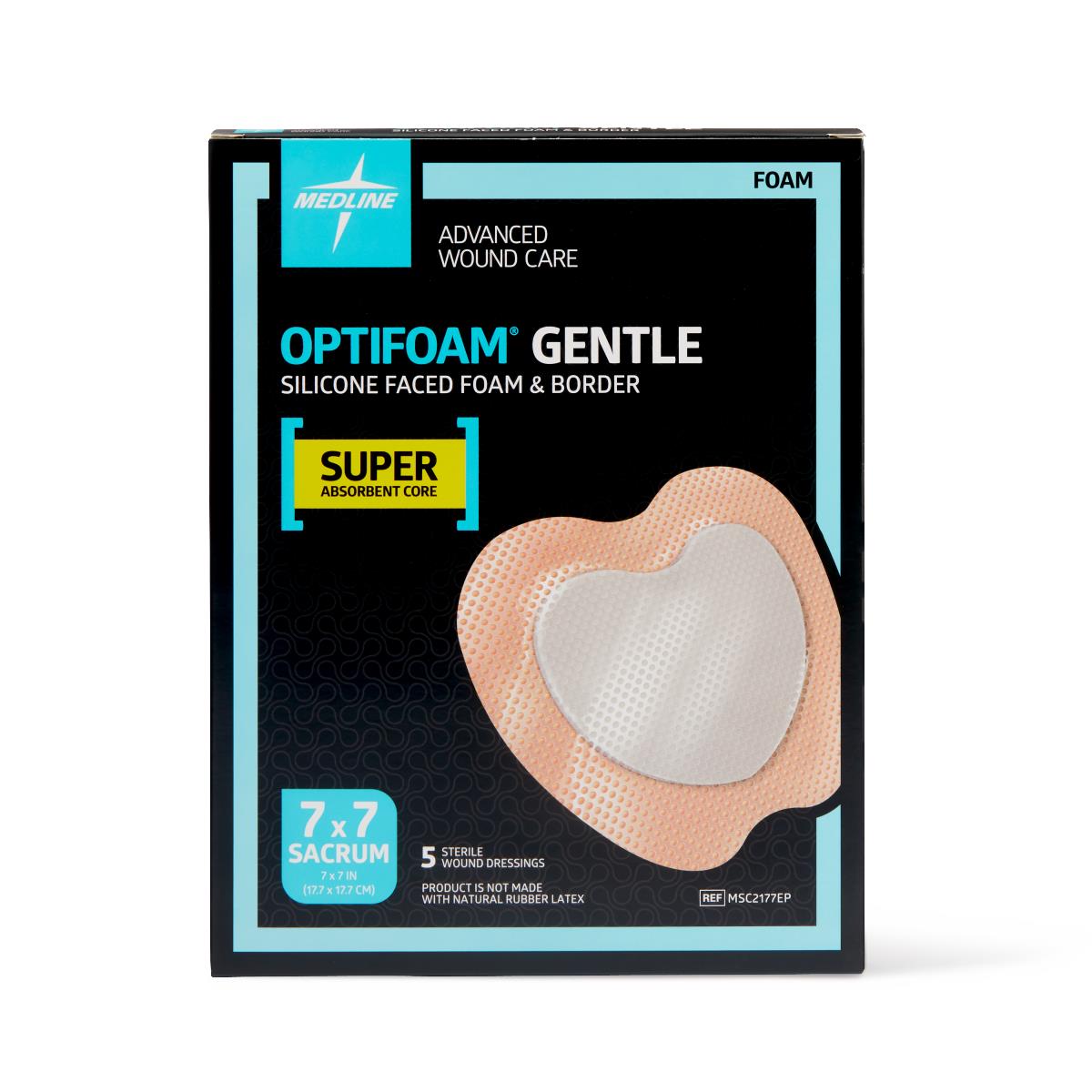 Optifoam Gentle Silicone-Faced Foam Wound Dressings