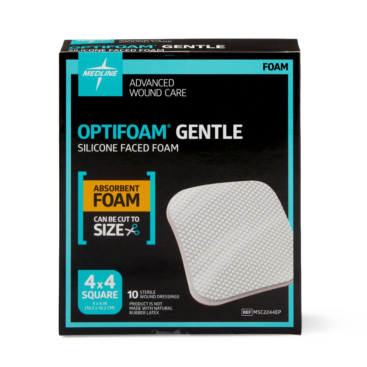 Optifoam Gentle Silicone Foam Dressing Without Border