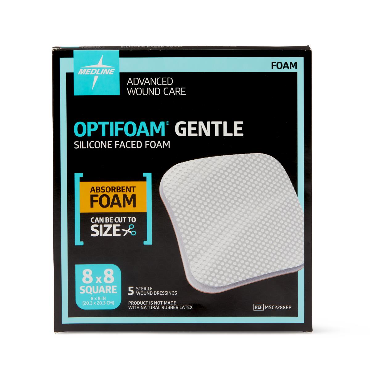 Optifoam Gentle Silicone Foam Dressing Without Border