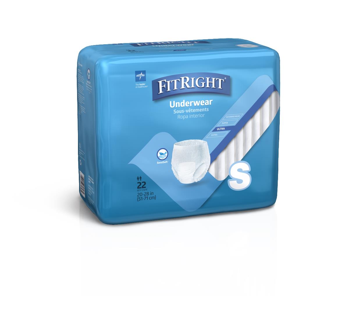 Protection Plus Classic Protective Underwear Small Packages Of 22 Case/88 Each