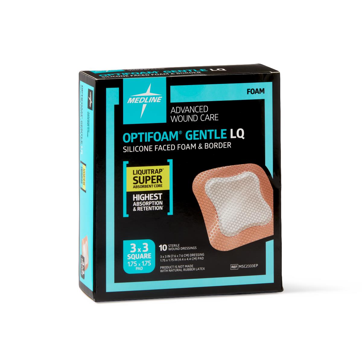 Optifoam Gentle Silicone-Faced Foam Wound Dressings