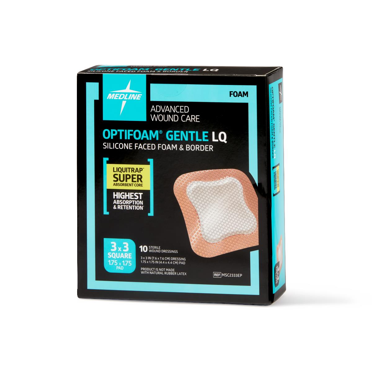 Optifoam Gentle Silicone-Faced Foam Wound Dressings