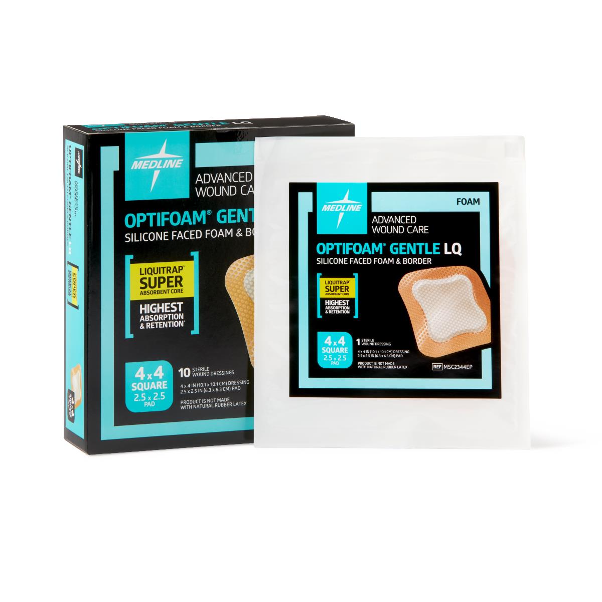 Optifoam Gentle Silicone-Faced Foam Wound Dressings