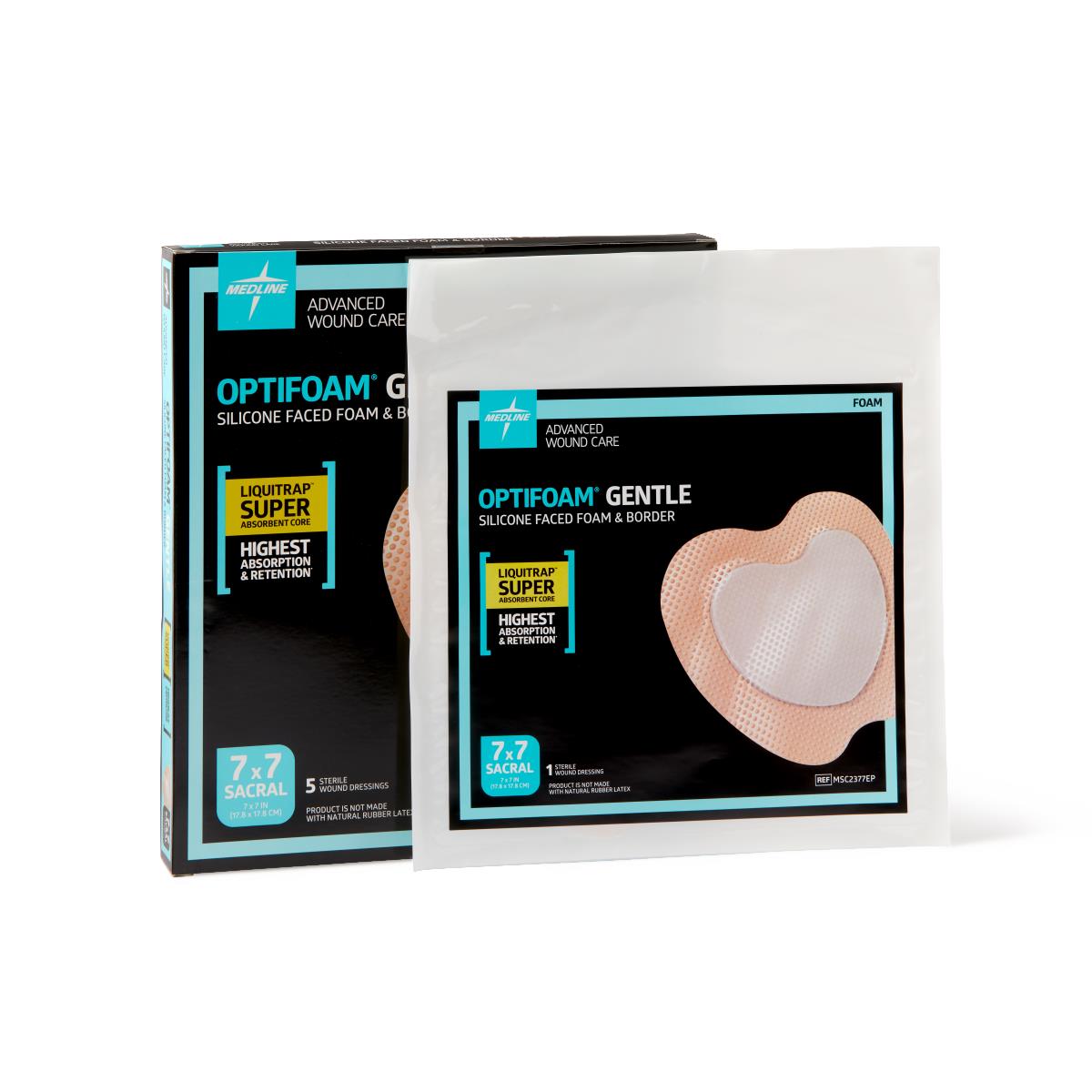 Optifoam Gentle Silicone-Faced Foam Wound Dressings