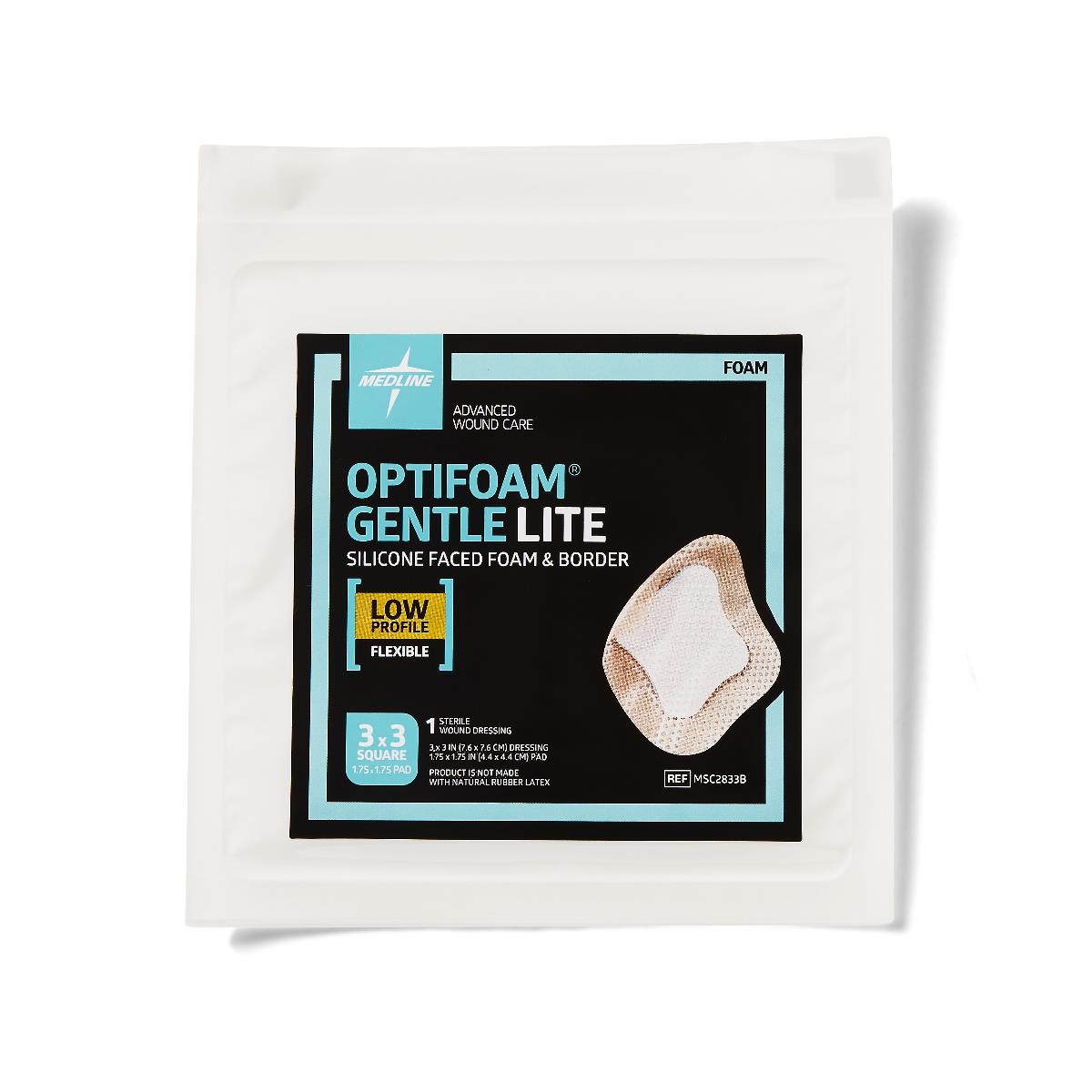 Optifoam Gentle Lite Foam Wound Dressings With Silicone Adhesive