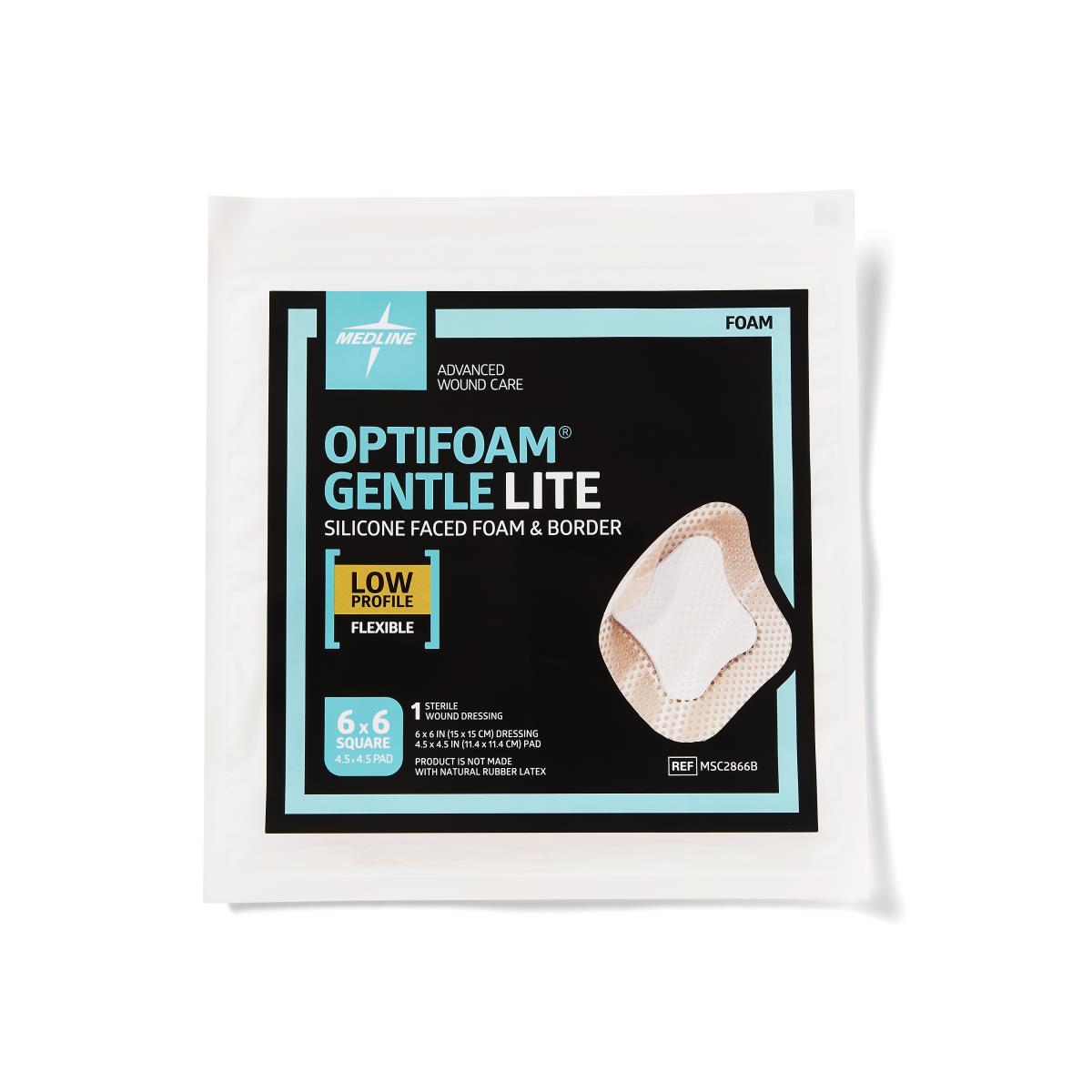Optifoam Gentle Lite Foam Wound Dressings With Silicone Adhesive