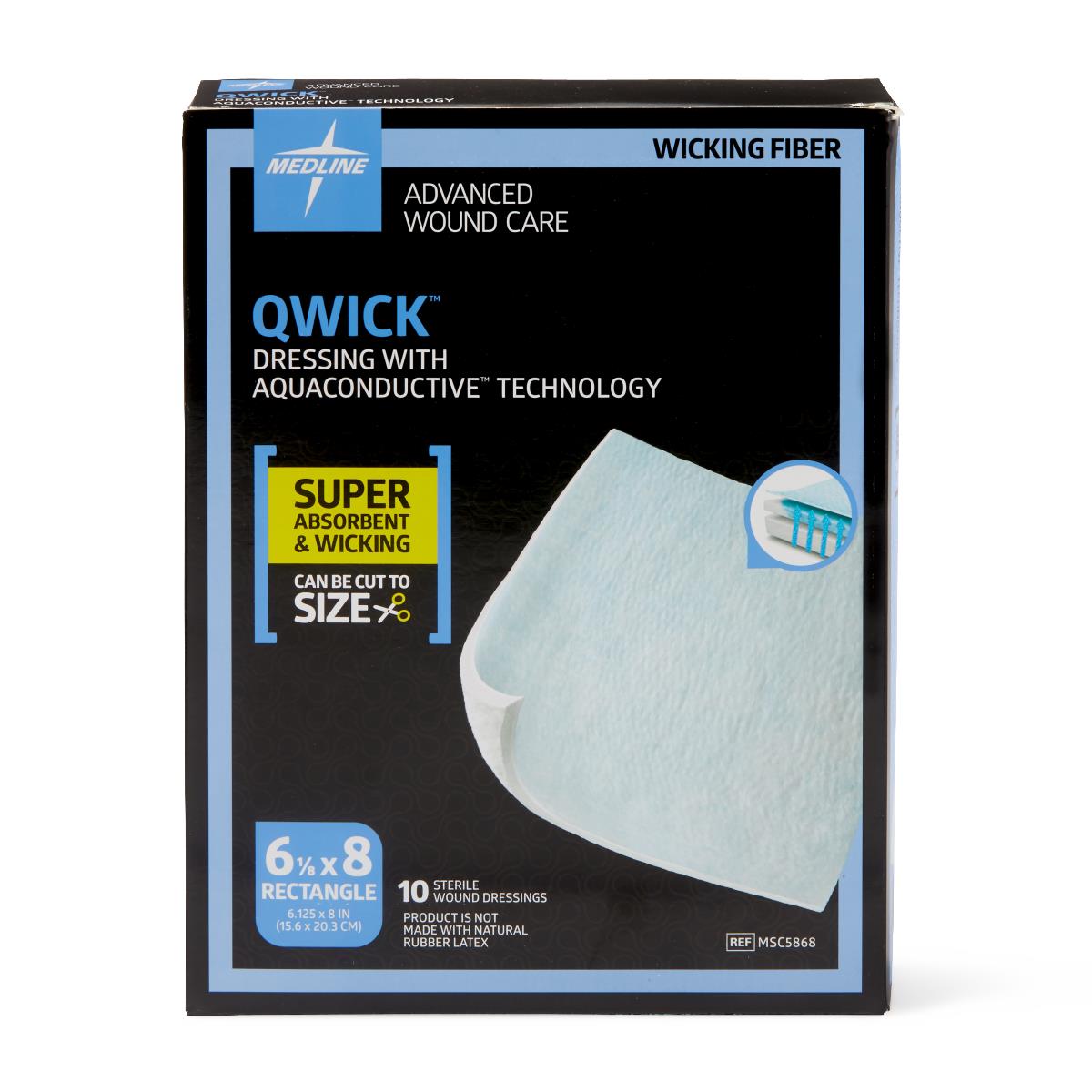 Qwick Nonadhesive Superabsorbent Wound Dressings