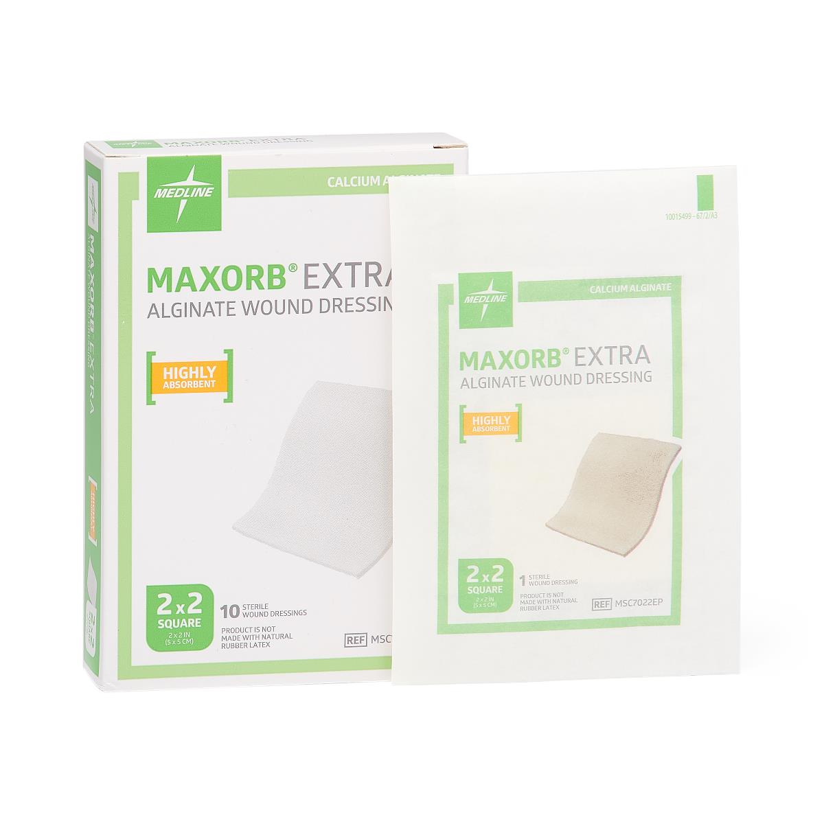 Maxorb Extra Calcium Alginate Wound Dressing 5cm X 5cm