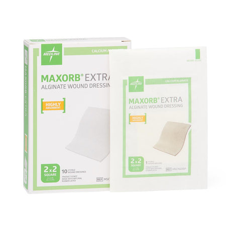 Maxorb Extra Calcium Alginate Wound Dressing 5cm X 5cm