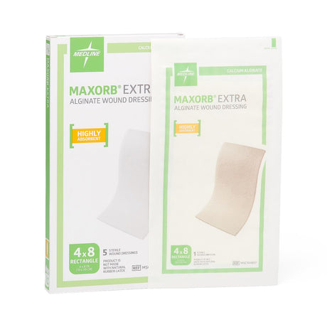 Maxorb Extra Calcium Alginate Wound Dressing 10cm X 20cm Case/50 Each