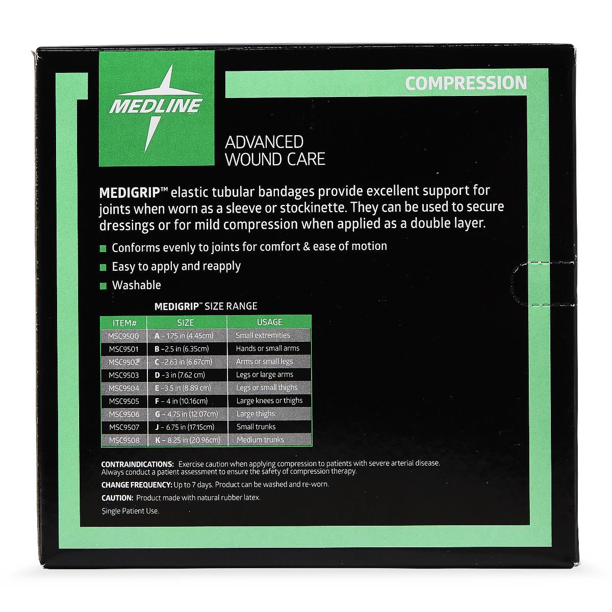 Medigrip Elastic Latex Tubular Support Bandages