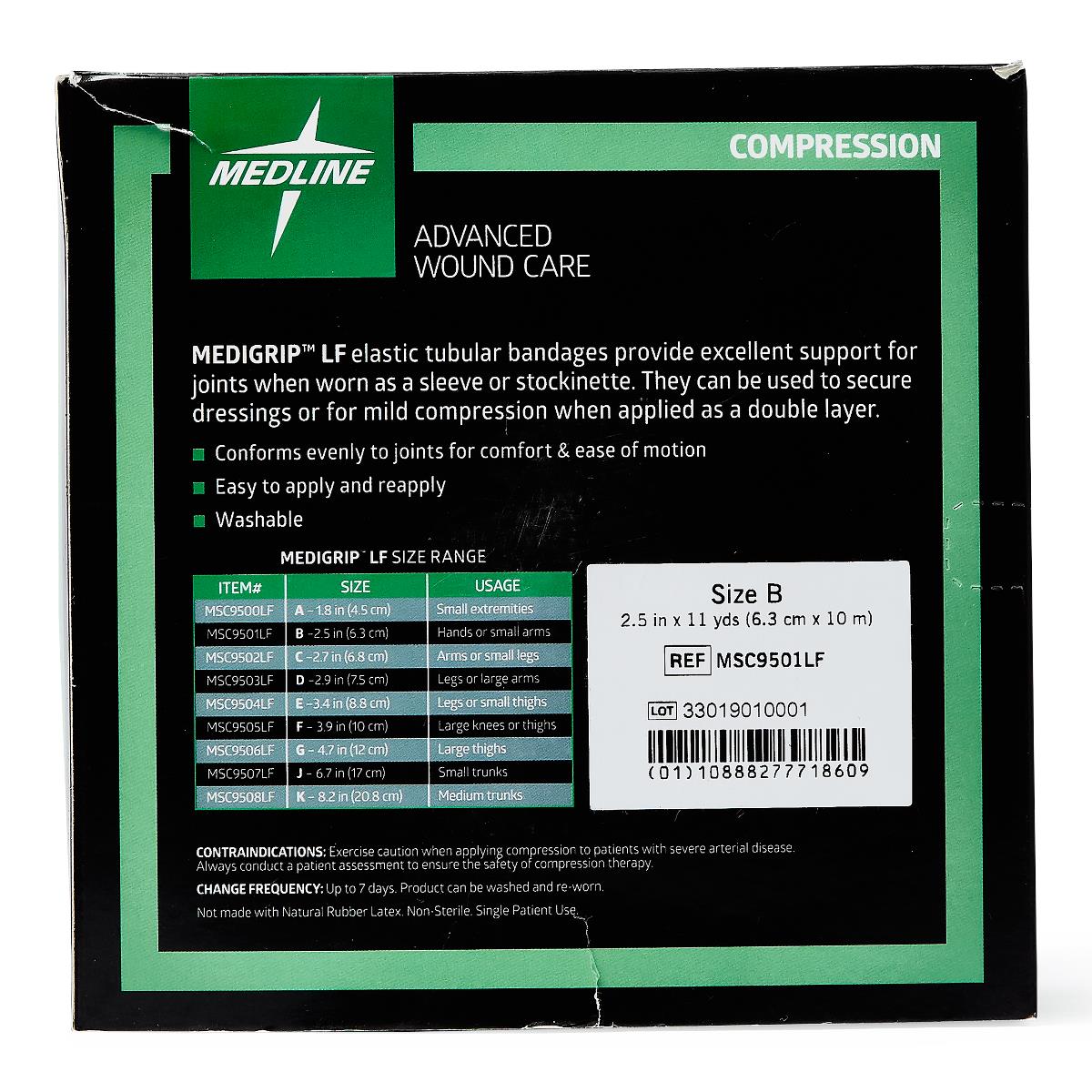 Medigrip LF Elastic Tubular Support Bandages