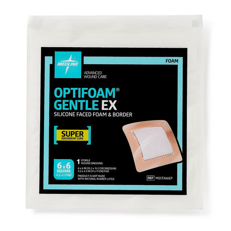 Optifoam Gentle EX Silicone-Faced Foam Dressings
