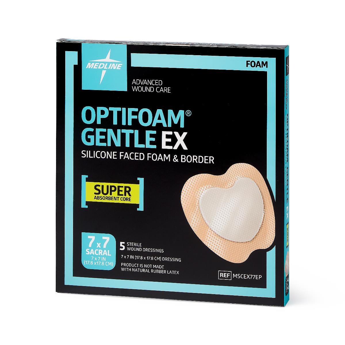 Optifoam Gentle EX Silicone-Faced Foam Wound Dressings