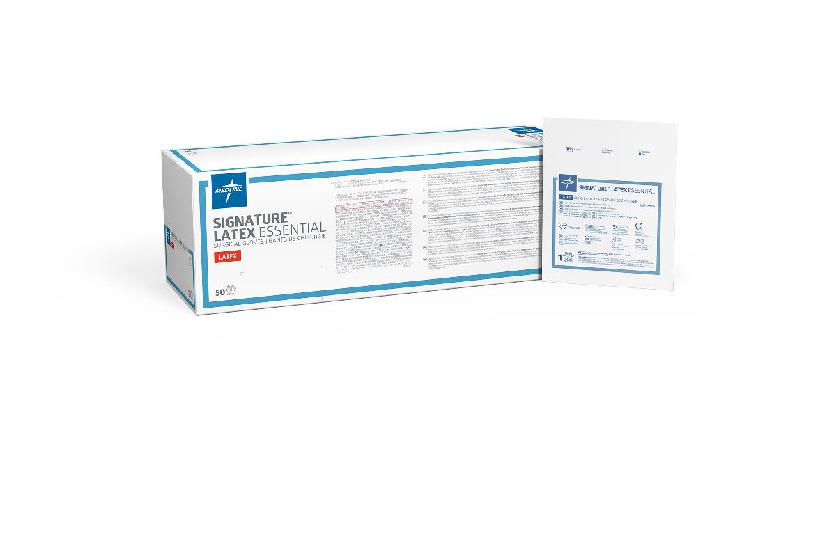 Signature Latex Essential Powder-free Surgical Glove
