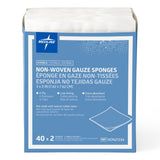 Medline Sterile Non-woven Gauze Sponge, 2-Pack