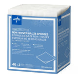 Medline Sterile Non-woven Gauze Sponge, 2-Pack
