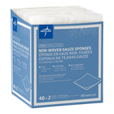 Medline Sterile Non-woven Gauze Sponge, 2-Pack