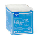 Medline Sterile 100% Cotton Woven Gauze Sponge
