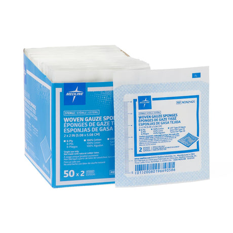 Gauze Sponge 12ply Sterile 10cmx10cm 2 Per Package