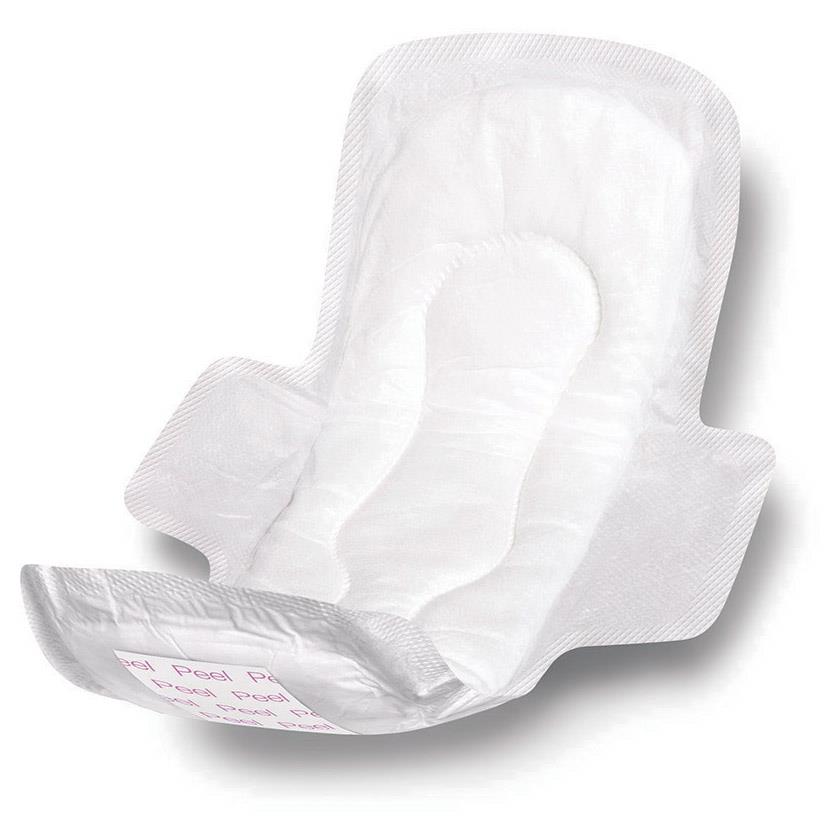 Sanitary Maxi Pad With Wings 11" Length Case/288 Each