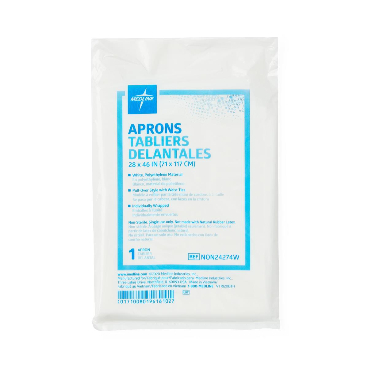Medline Polyethylene Apron