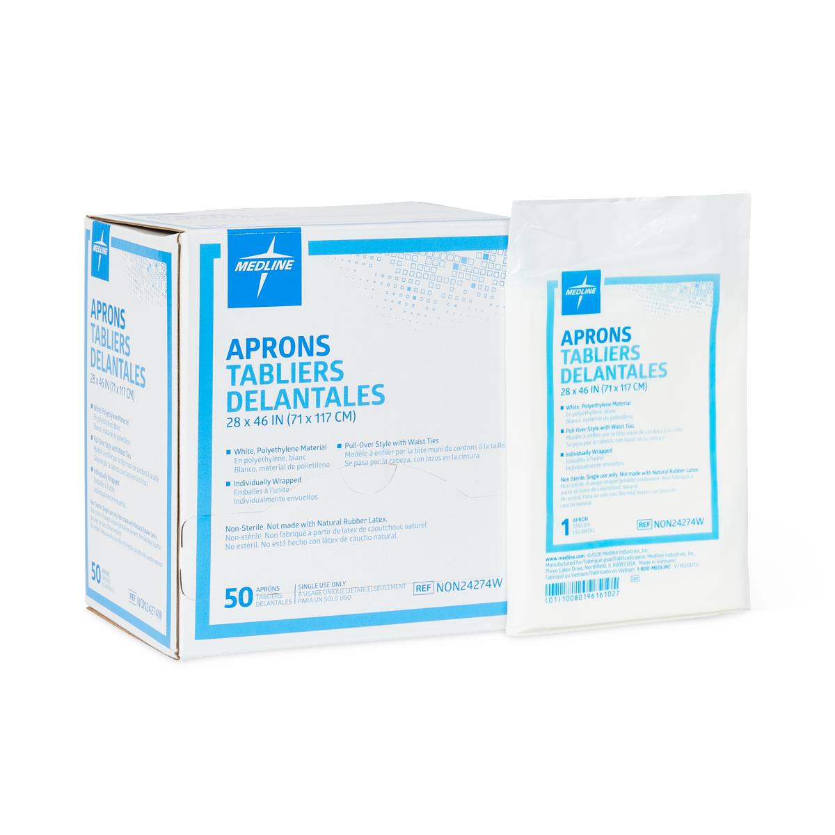 Medline Polyethylene Apron