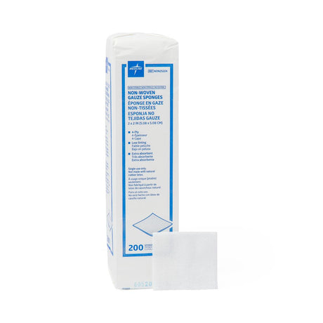 Medline Standard Nonsterile Nonwoven Gauze Sponges 4-Ply