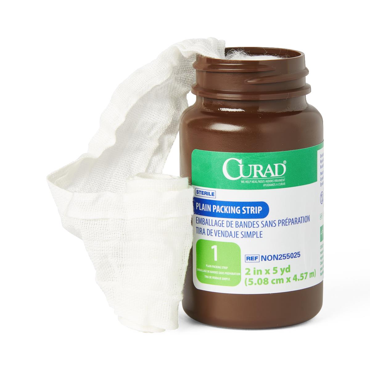 Curad Sterile 100%-cotton Gauze Packing Strip 5 yd.