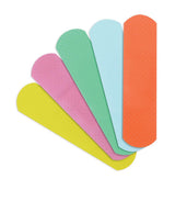 Curad Neon Colour Bandage 3/4" X 3" Assorted Colours Box/50 Each